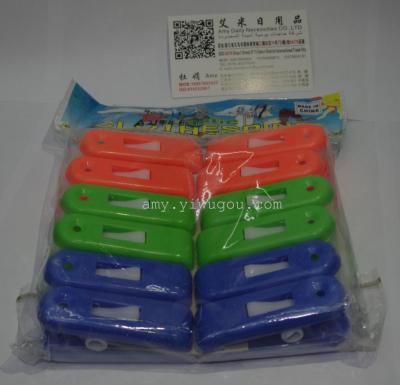 12 plastic clips multi-function clip Clip drying racks of socks drying rack airer