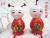 China Doll ceramic piggy bank 6 inch ceramic crafts the festive decoration lucky cat