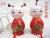 China Doll ceramic piggy bank 6 inch ceramic crafts the festive decoration lucky cat