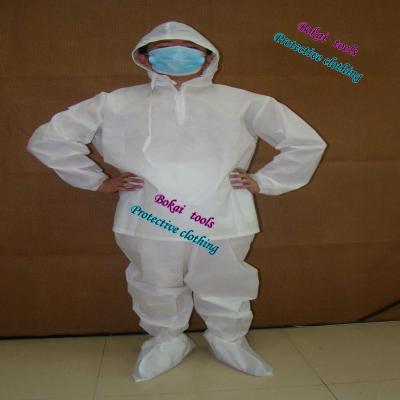 Disposable protective clothing 70G non-woven protective clothing work clothes, paint, powder dust protective clothing