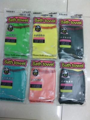 Factory-direct sales kangjie yarn size bath towels, color mixed to Pack