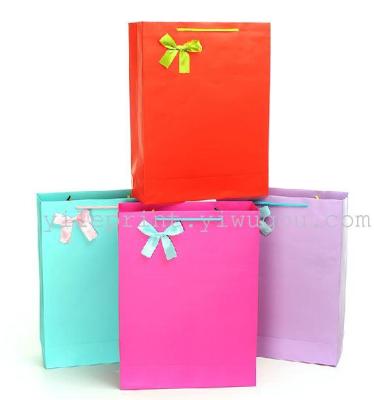New gift bag bags beautiful creative gift elegant solid-colored gift bag simple fashion