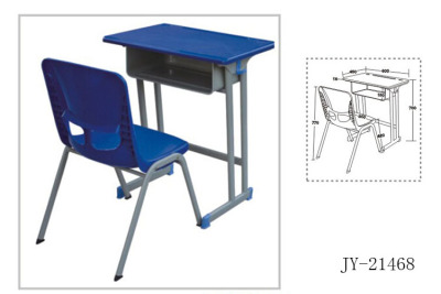 Jy-21468 single student desk and chair classroom training desk and chair