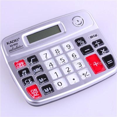 KADIO KD-9838 Office calculator 8 digits ticking sound