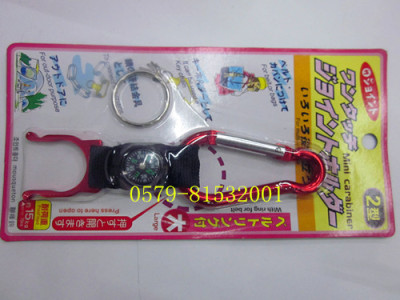 Belt clip carabiner compass bottle suction tape clip carabiner compass bottle carabiner