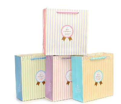 Elegant and classic stripes vertical fresh gift bags gift bags sophisticated gift bag simple fashion