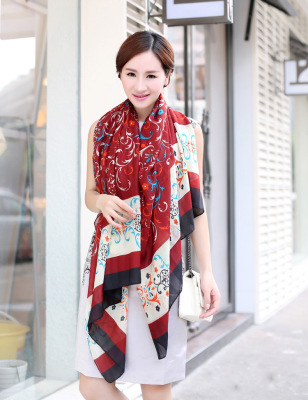 2014 Korea scarves ladies fall/winter sun silk shawls Joker long scarf scarves Korean version