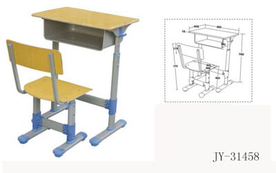 The jy - 31458 is a telescopic adjustable desk and chair