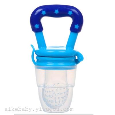 Aike Aike Happy Bite Silicone Nipple Fruit and Vegetable Music Baby Food Supplement Tools