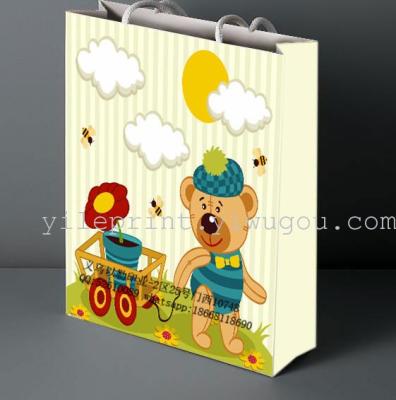 Joy bear series gift bag, paper bag