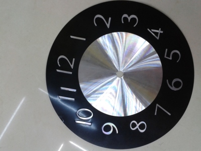 Aluminum dials 278MM spot aluminum/stainless steel wall clock dials