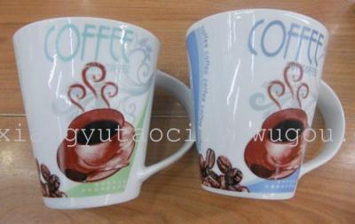 Ceramic decorated mug,gift water Cup mug