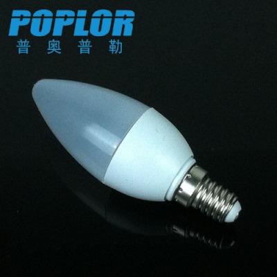 3W/ LED candle lamp / PC cover / PC body / resistance capacitance/ LED tip bubble / bulb lamp / LED lamp