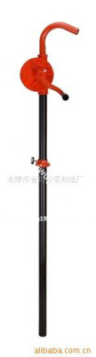Single-acting barrel oil pump hand operated fuel pump rotary hand pump