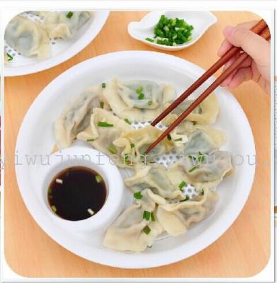 Creative plastic dumpling dish drain double dribble vinegar dishes dumpling dishes yj