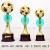 Noble blue red hot football trophies coloured plastic trophy Cup souvenirs