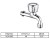 YLN1002 short nozzle brass water faucet hot water nozzle