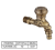 YLN1006-A water nozzle brass water faucet hot water nozzle