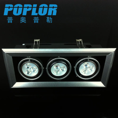 3*3W / LED indoor lamp /LED grille lamp / three heads / beans gall lights / ceiling lamp / IC constant current drive