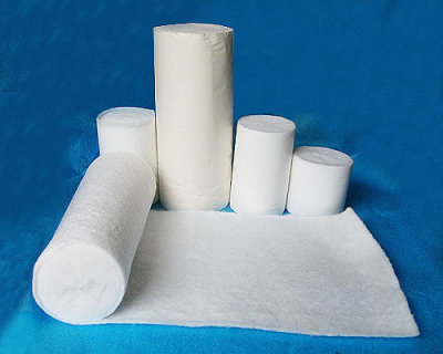 Medical skimmed padded tampon cosmetic cotton bandage
