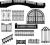 Iron arts cast iron Rails iron arts parts F4-19273 (29th, 4/f)