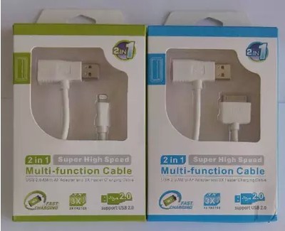 Multi-function charge data cable combo data cable with USB HUB extension