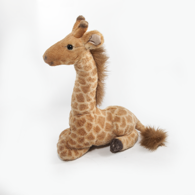 Simulation plush toy giraffe squat manufacturers direct