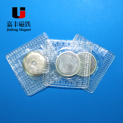 Single-Surface PVC Magnetic Button Environmentally Friendly 