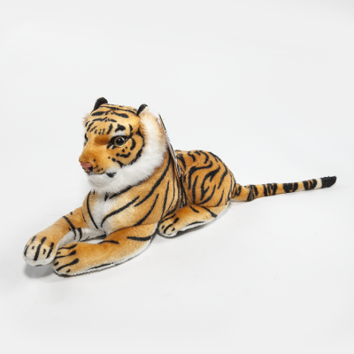 A stuffed animal is tiger