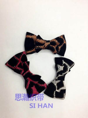 Leopard grain bowknot is acted the role of bowknot dress bowknot