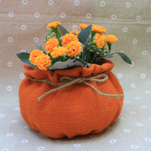 creative home decorative crafts linen jewelry box handmade flower arrangement basket