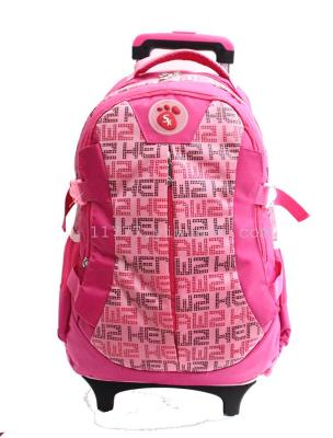 Schoolchildren, Rod bags male and female pupils trolley backpack with removable bag