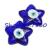 Star Blue Evil Eye Magnets Decorative Wholesale