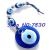 EVIL EYE PROTECTION GLASS Cell Phone Charm