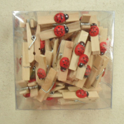 [factory direct sales] various specifications of wood clip, colored wood clip, color wood clip stick beetle wood clip