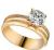 2014 factory direct stainless steel rolling sand gold-plated diamond CZ ring