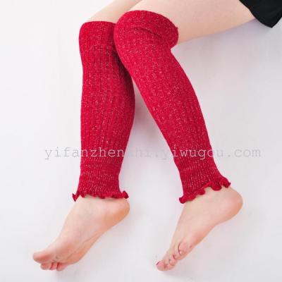 Fall/winter socks new Korea easing combed worsted stockings 2x2 piles of socks women leg sleeves