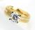 2014 factory direct stainless steel ring Gold Diamond CZ ring