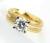 2014 factory direct stainless steel ring Gold Diamond CZ ring