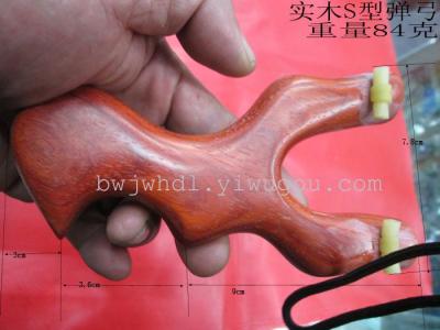 Wholesale priced outdoor ebony red plow shot Slingshot
