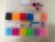 The Rubber band woven pp box set DIY bracelet rainbow elastic letter bead bracelet educational toys