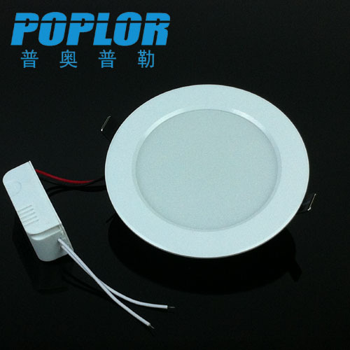 9w led downlight led ceiling light constant current drive aluminum straw hat downlight sanan spray white