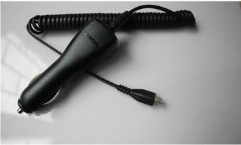 Rocket-shaped car charger w/Spring wire charger