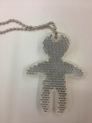 Reflective Acrylic reflective pendant, key chain, the children walking reflector