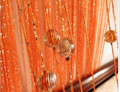 Flat Silver Wear High-Grade Glass Bead Curtain Line Door Curtain Partition Decoration