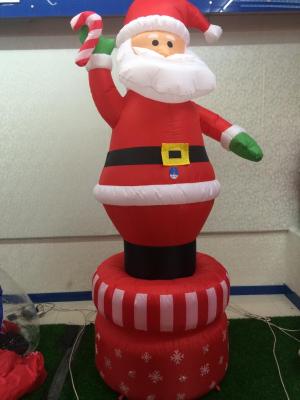 2.1 hot 9123 meters rotary inflatable Santa Claus Christmas gifts decorative items