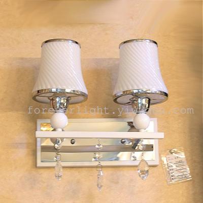 Modern minimalist bedroom balcony continental pastoral creative wall LED lighting technology lamps bedside lamp