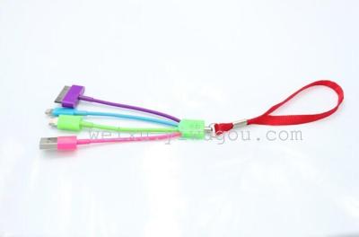 Color one for three Apple Samsung Android cell phone charging cable General! Easy to carry!
