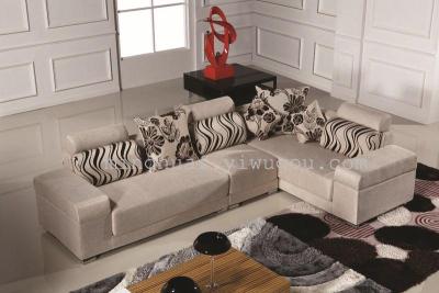 Upscale boutique stylish leisure fabric sofa living room furniture factory outlet