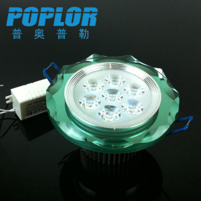 7W / LED ceiling lamp / LED crystal ceiling lamp / IC constant current driver / aluminum / LED downlight